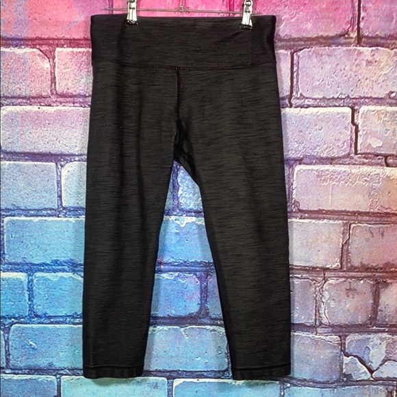 Lululemon Leggings Charcoal Grey Size 6 Women's Yoga Ankle Athletic - Picture 1 of 7